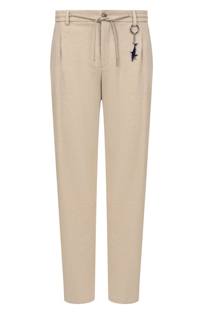 Мужские брюки из хлопка и льна PAUL&SHARK, арт. 26414086