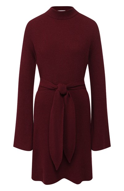 Женское платье с поясом NANUSHKA, арт. ABHAYA_BERRY_CASHMERE BLEND RIB