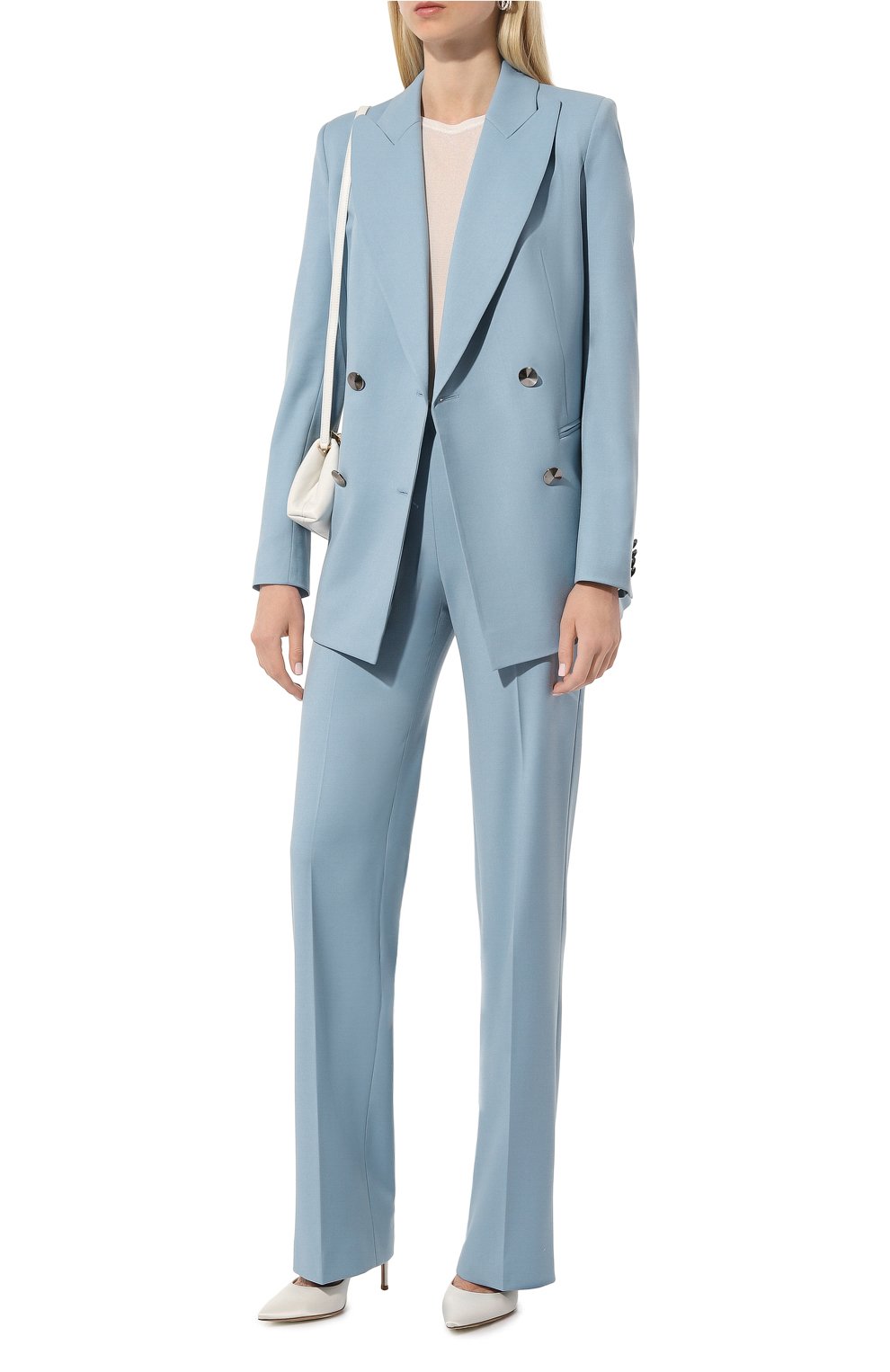 Жакет CHAPURIN голубого цвета по цене 100000 руб., арт. JT/17680/28363-М/SS24, фото 2 Жакет CHAPURIN, арт. JT/17680/28363-М/SS24, фото 2