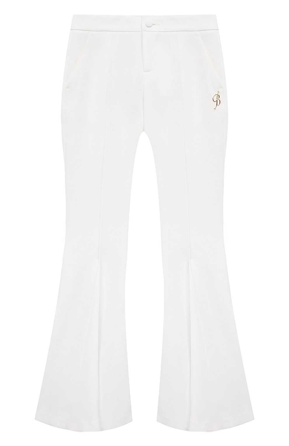 Брюки BLUMARINE белого цвета по цене 21450 руб., арт. IA4020T2200, фото 1 Брюки BLUMARINE, арт. IA4020T2200, фото 1