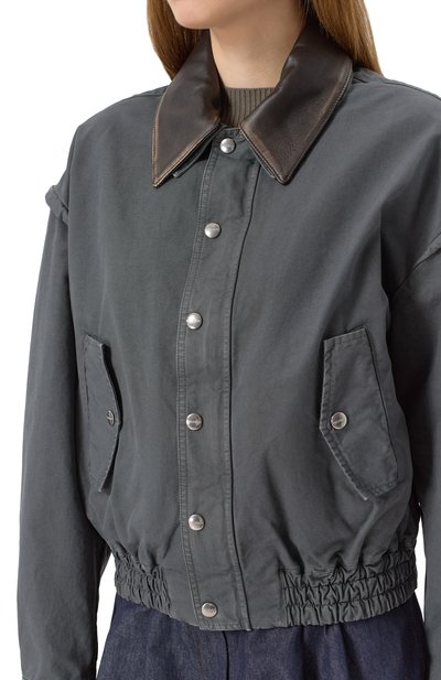 Хлопковый бомбер HALFBOY, арт. HS251W0159, фото 5