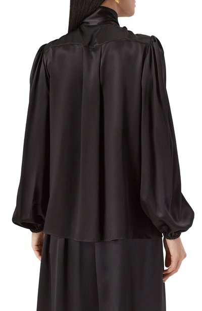 Атласная блузка DOLCE & GABBANA, арт. F5Q44T/FU1AU, фото 4