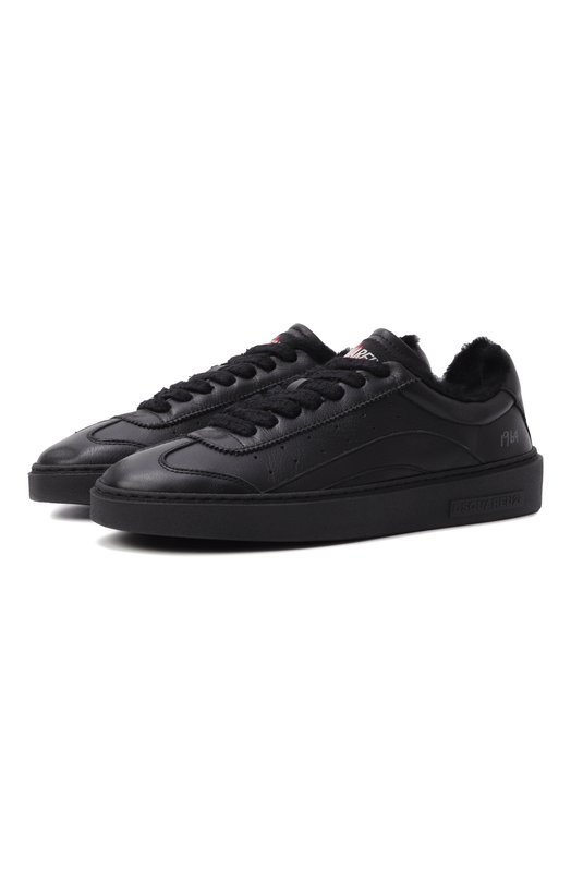 Кожаные кеды Rider Dsquared2 SNW0324/01506719 Чёрный SNW0324/01506719