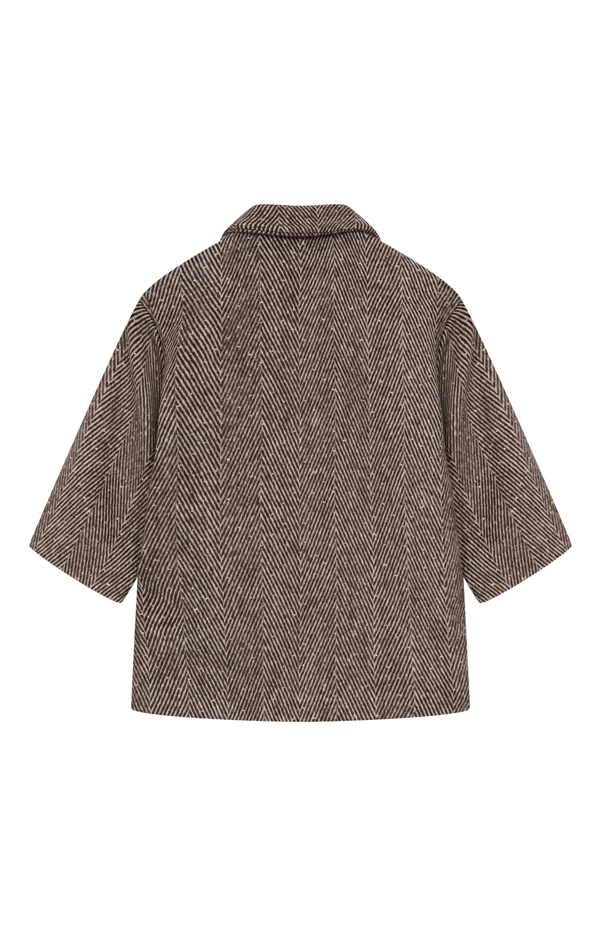 Пальто IL GUFO коричневого цвета по цене 38600 руб., арт. A25GGP0010W5017/2-4, фото 2 Пальто IL GUFO, арт. A25GGP0010W5017/2-4, фото 2