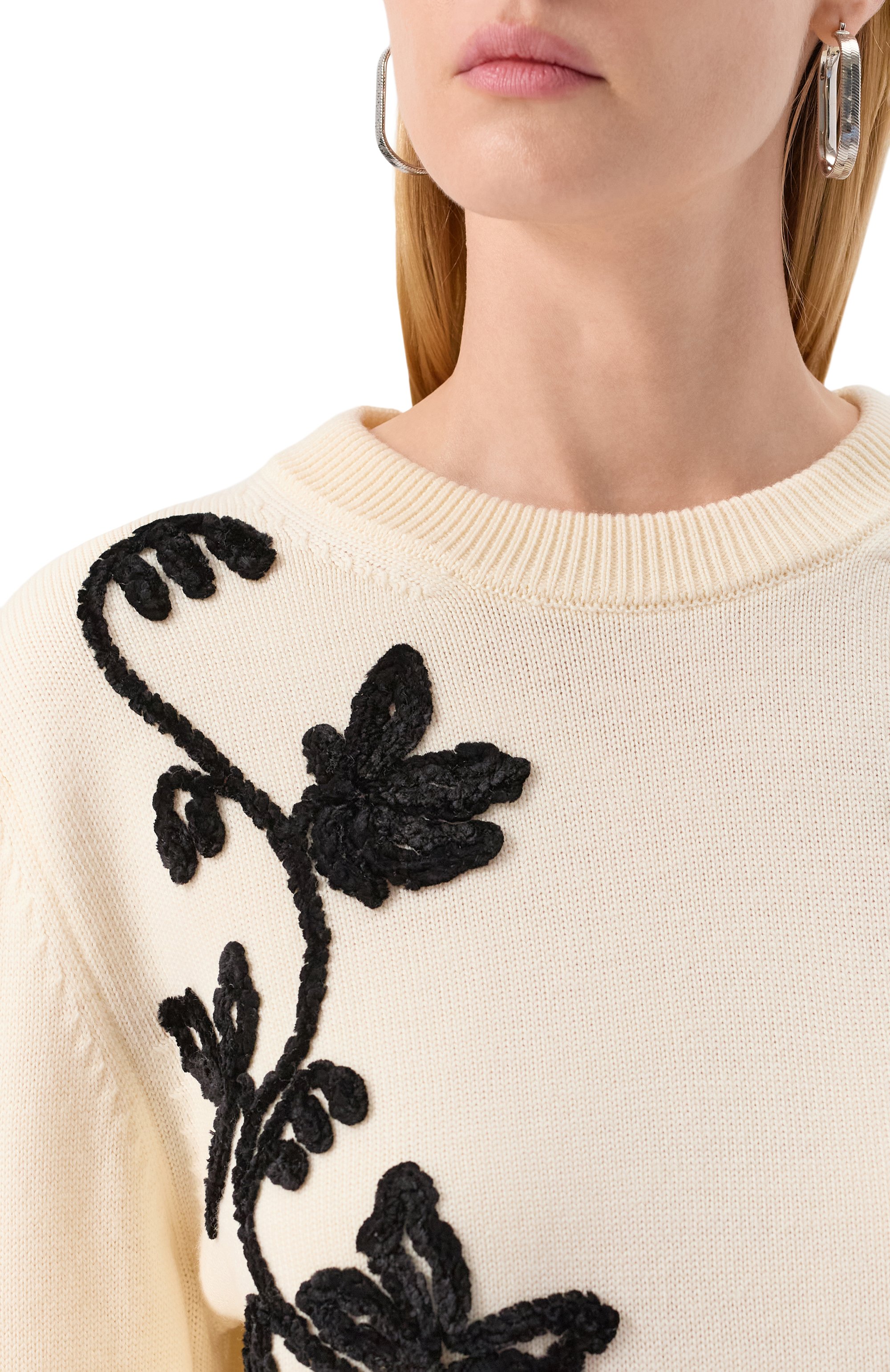 Шерстяной пуловер JIL SANDER кремового цвета по цене 198500 руб., арт. J02GP0220/J14802, фото 5 Шерстяной пуловер JIL SANDER, арт. J02GP0220/J14802, фото 5