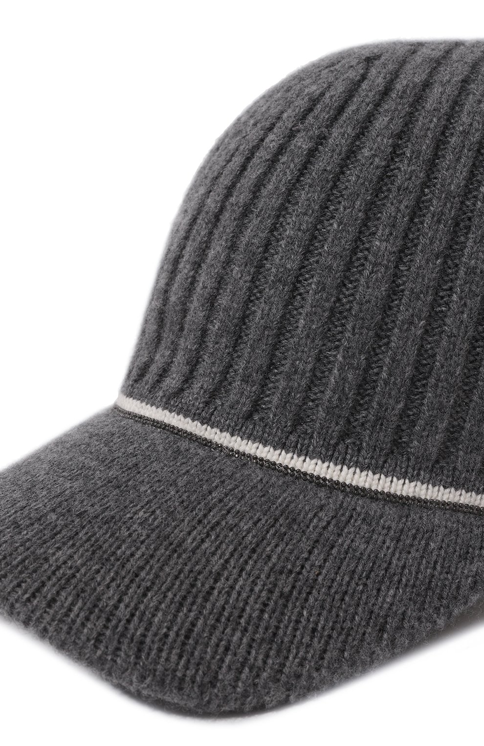 Бейсболка из шерсти и кашемира BRUNELLO CUCINELLI, арт. MCAP9A006P, фото 4