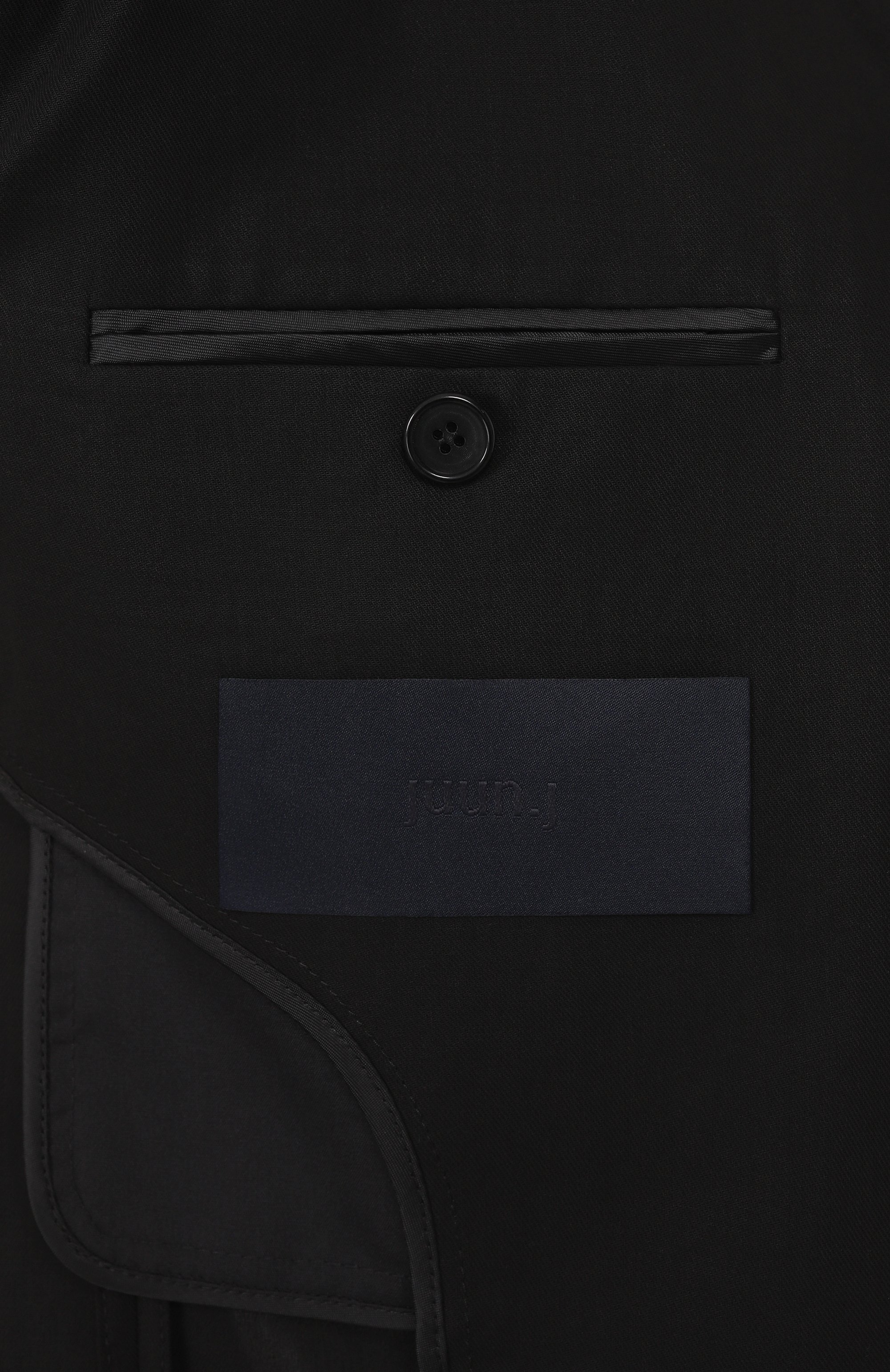 Хлопковый жилет JUUN.J черного цвета по цене 76100 руб., арт. JW5511W50, фото 7 Хлопковый жилет JUUN.J, арт. JW5511W50, фото 7