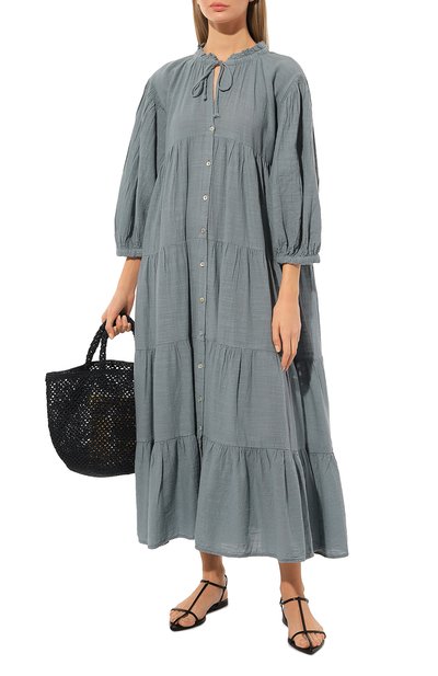 Платье из хлопка и льна PEARL&CAVIAR, арт. S23P6240, фото 2