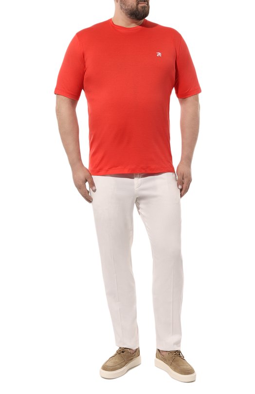 Хлопковая футболка Zilli MBZ-NT510-MICR1/MC01/62-64 Красный  MBZ-NT510-MICR1/MC01/62-64 Фото 2