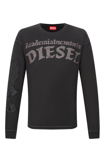Мужская хлопковый лонгслив DIESEL, арт. A22660/0KNCN