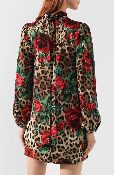 Шелковое платье DOLCE & GABBANA, арт. F6C1IT/FSAXZ, фото 4