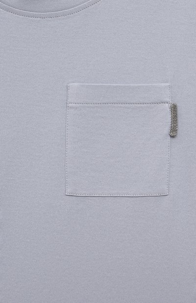 Хлопковая футболка BRUNELLO CUCINELLI, арт. B0A45T047A, фото 3