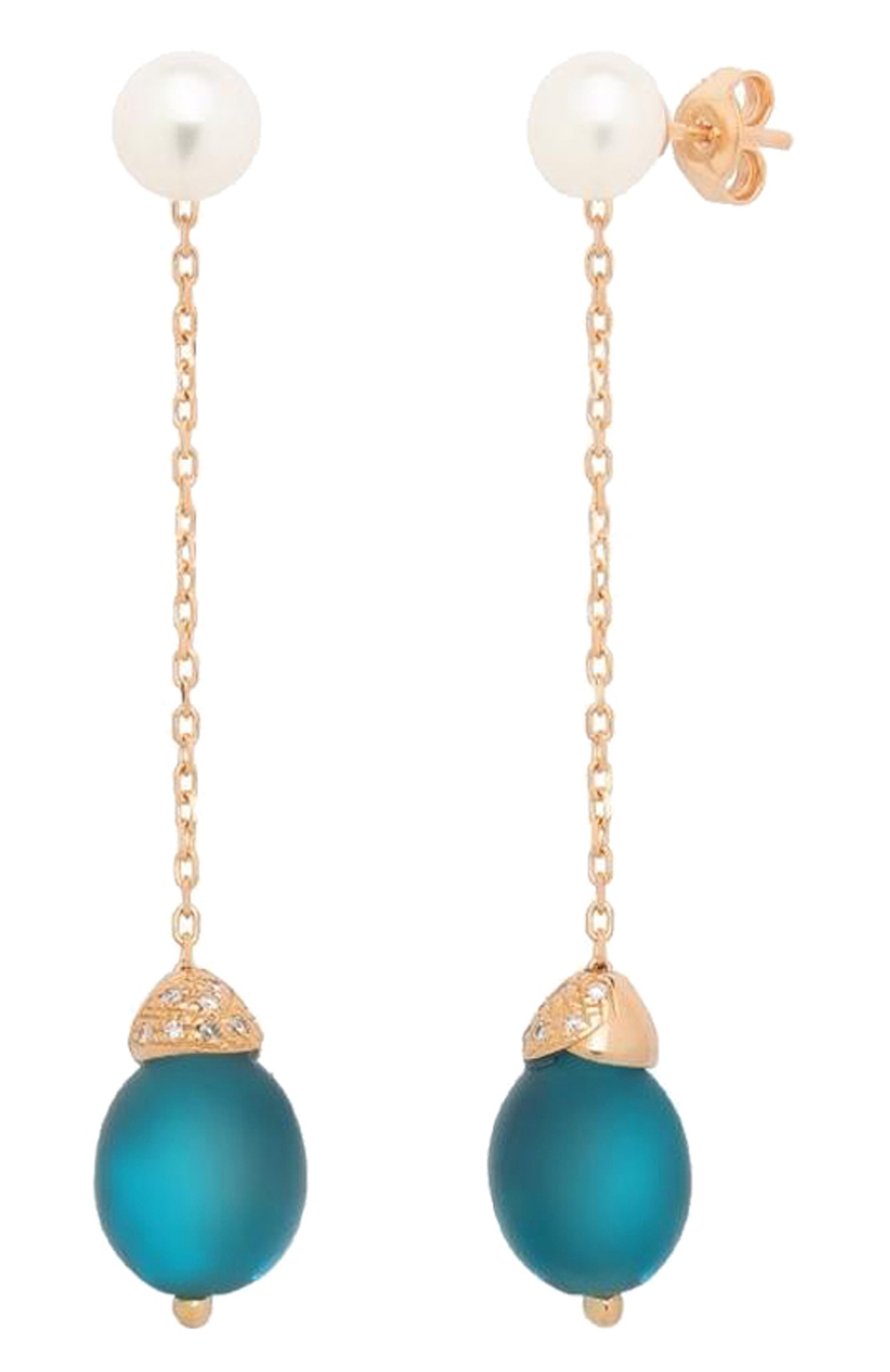 Серьги MIMI бесцветного цвета по цене 182000 руб., арт. O22BAKTL10-6, фото 2 Серьги MIMI, арт. O22BAKTL10-6, фото 2