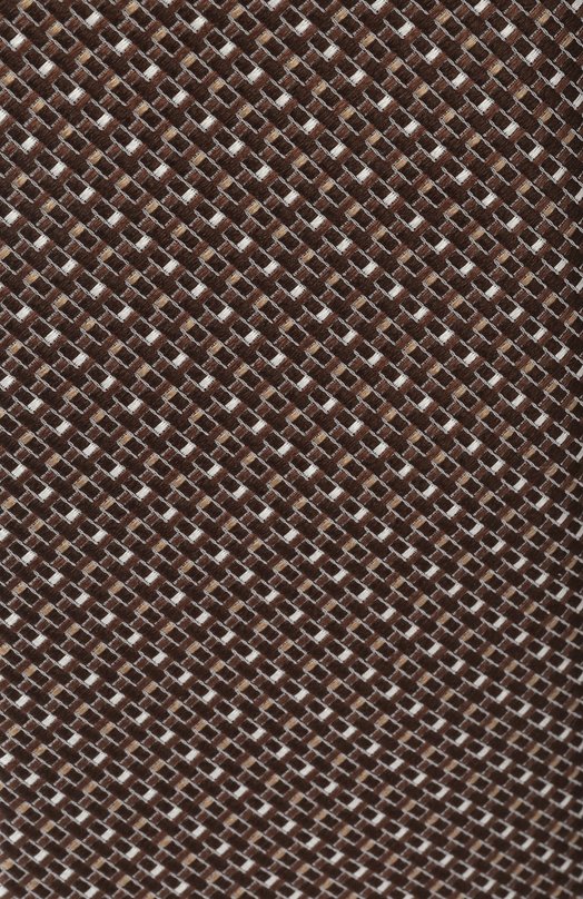 Шелковый галстук Brioni O62H00-PC462 Коричневый  O62H00-PC462 Фото 4