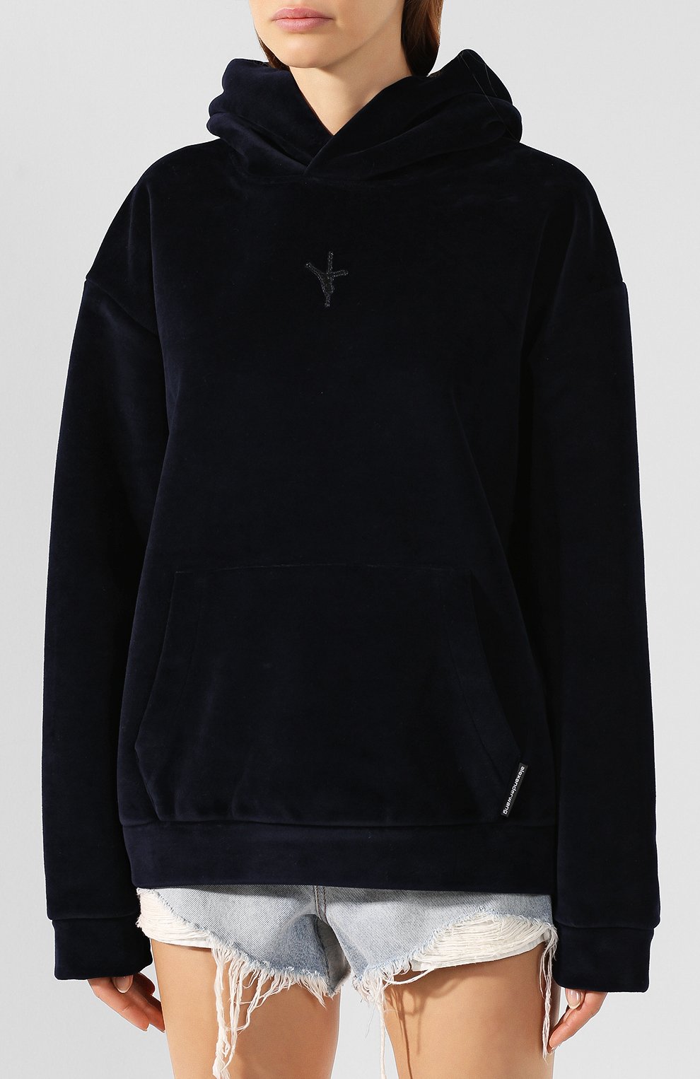 Хлопковое худи ALEXANDER WANG, арт. 6CC2191012, фото 3
