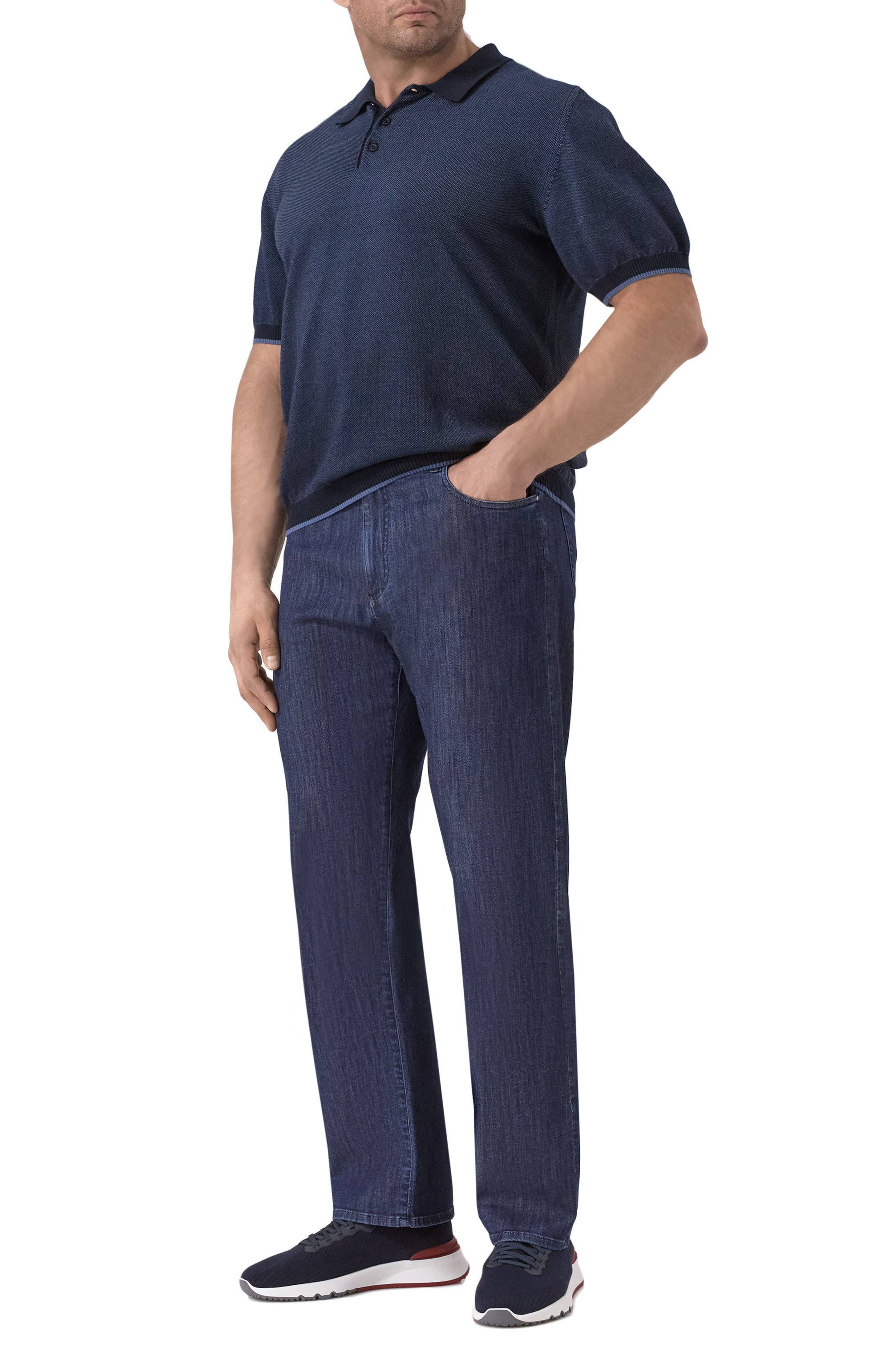 Хлопковое поло CANALI, арт. C0127B/MK02265, фото 2