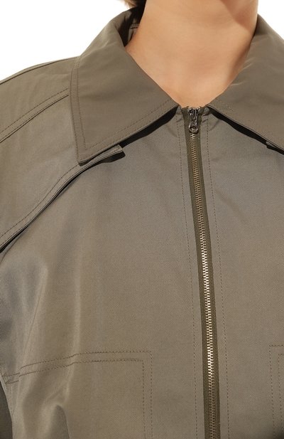 Куртка LVIR зеленого цвета по цене 40900 руб., арт. LV23S-JK09, фото 5 Куртка LVIR, арт. LV23S-JK09, фото 5