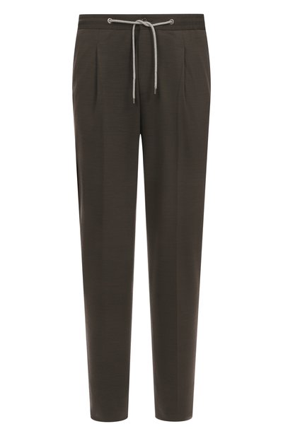 Мужские брюки из шерсти и хлопка CORNELIANI, арт. 254L19-2518800