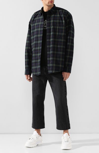 Хлопков ая рубашка BALENCIAGA, арт. 594900/TGM11, фото 2