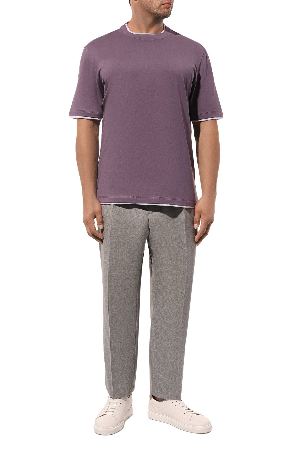 Хлопковая футболка BRUNELLO CUCINELLI, арт. M0B137427W, фото 2