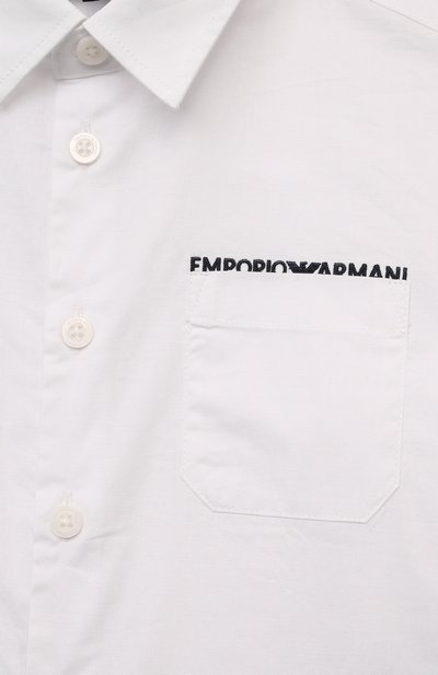 Хлопковая рубашка EMPORIO ARMANI, арт. 6D4C31/4NJHZ, фото 3