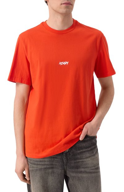 Хлопковая футболка MSGM, арт. 3840MM119/257002, фото 3