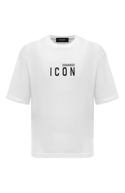 Мужская хлопковая футболка icon DSQUARED2, арт. S79GC0102/D20020