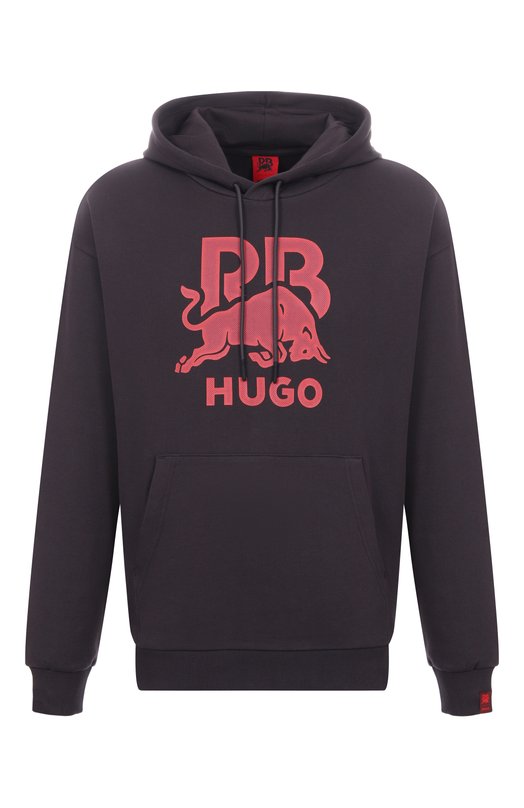 Хлопковое худи HUGO x RB HUGO 50549313 Серый 50549313