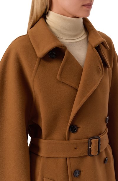 Пальто из шерсти и кашемира CELINE, арт. RM0600W52, фото 5