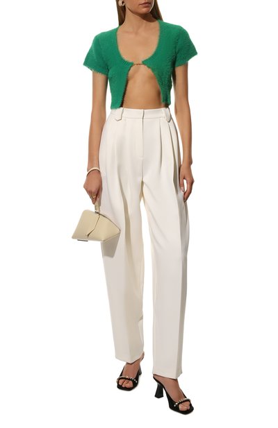 Кардиган JACQUEMUS зеленого цвета по цене 29950 руб., арт. 213KN209-2380, фото 2 Кардиган JACQUEMUS, арт. 213KN209-2380, фото 2