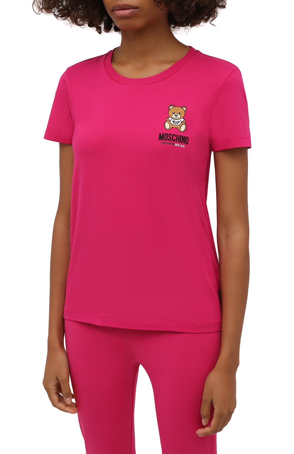Хлопковая футболка MOSCHINO, арт. A1912/9003, фото 3