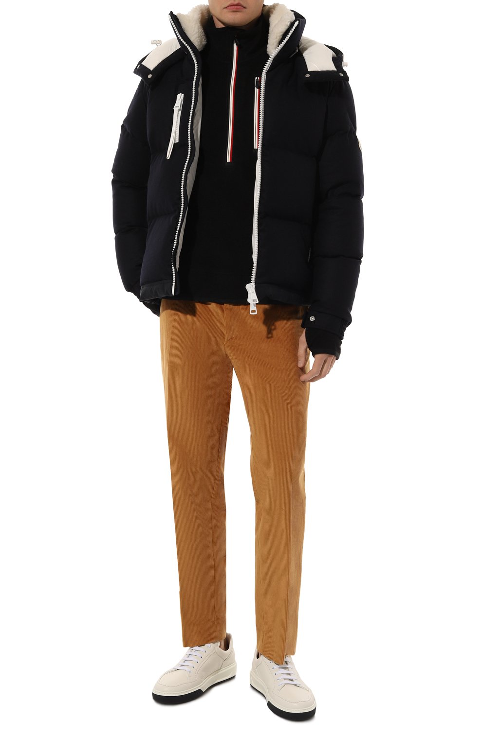 Вельветовые брюки MONCLER коричневого цвета по цене 59500 руб., арт. 2A000-39-899S6, фото 2 Вельветовые брюки MONCLER, арт. 2A000-39-899S6, фото 2