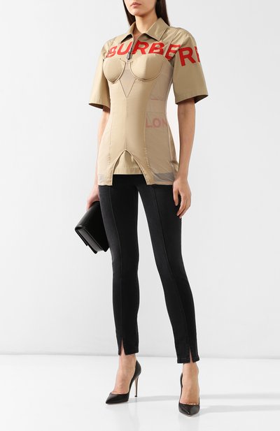 Хлопковый корсет BURBERRY, арт. 4560204, фото 2
