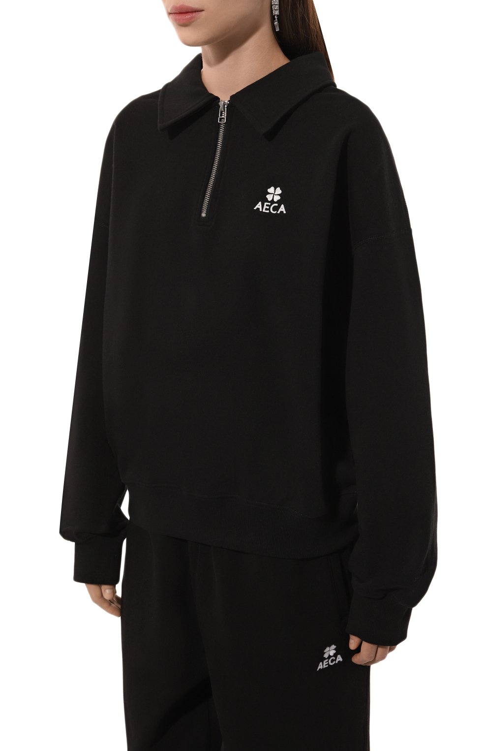 Хлопковый свитшот AECA WHITE, арт. AWCMSSBDTSSOV001A5, фото 3