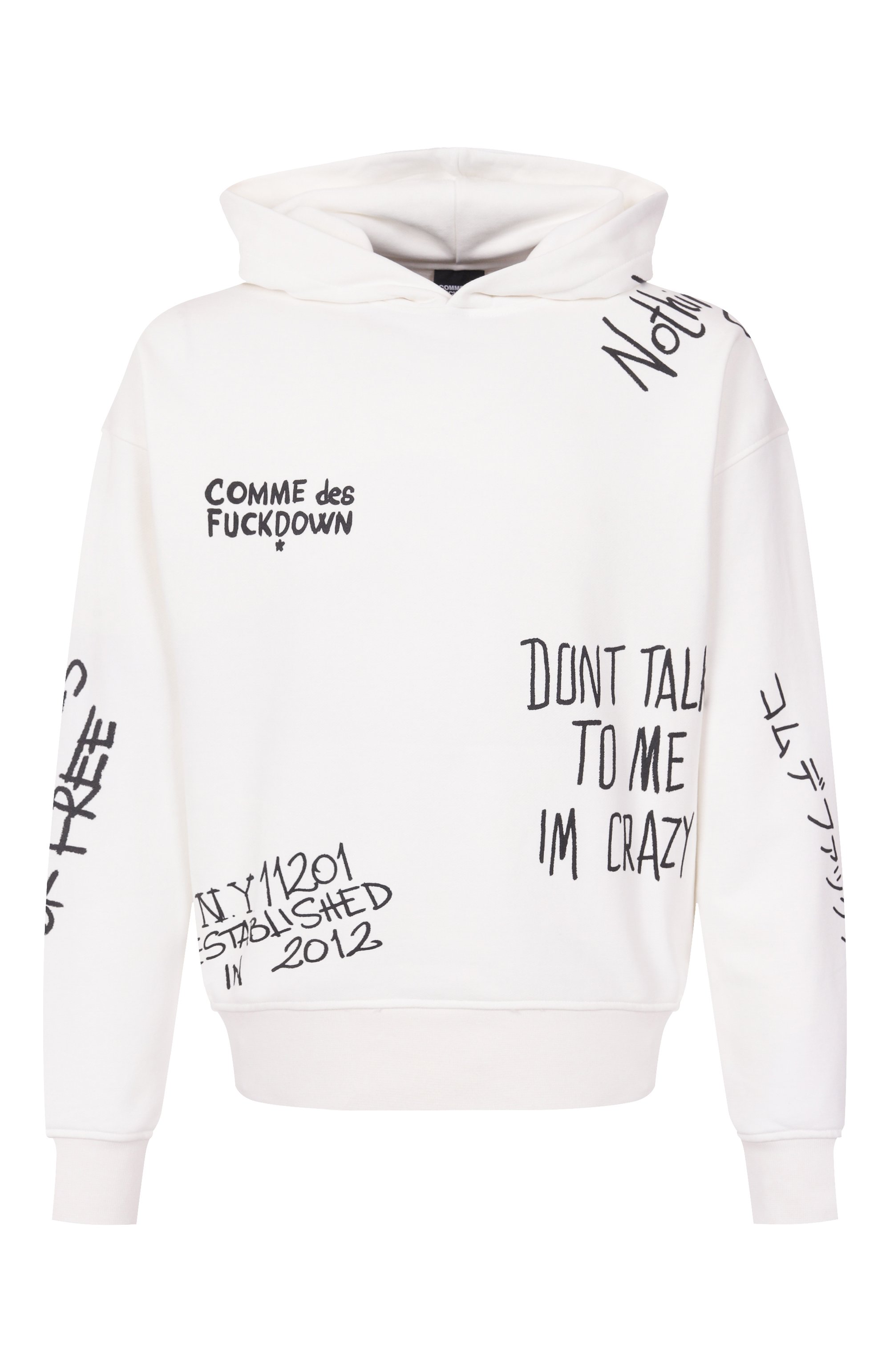 Хлопковое худи COMME DES FUCKDOWN, арт. CFABM01550, фото 1