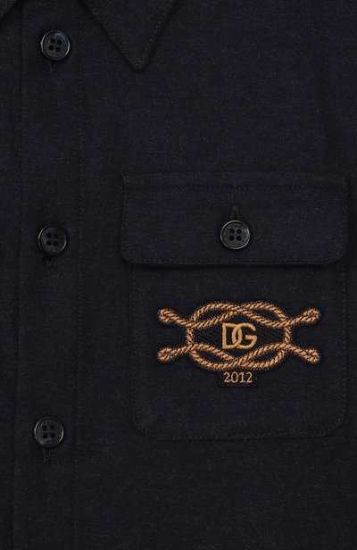 Хлопковая рубашка DOLCE & GABBANA, арт. L45S12/FU5ZI, фото 3
