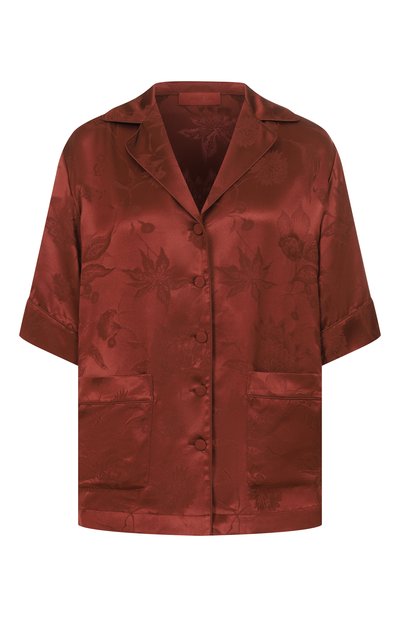 Женская шелковая рубашка MVST, арт. M26.2PW.B032/F126 FL0RAL JACQUARD