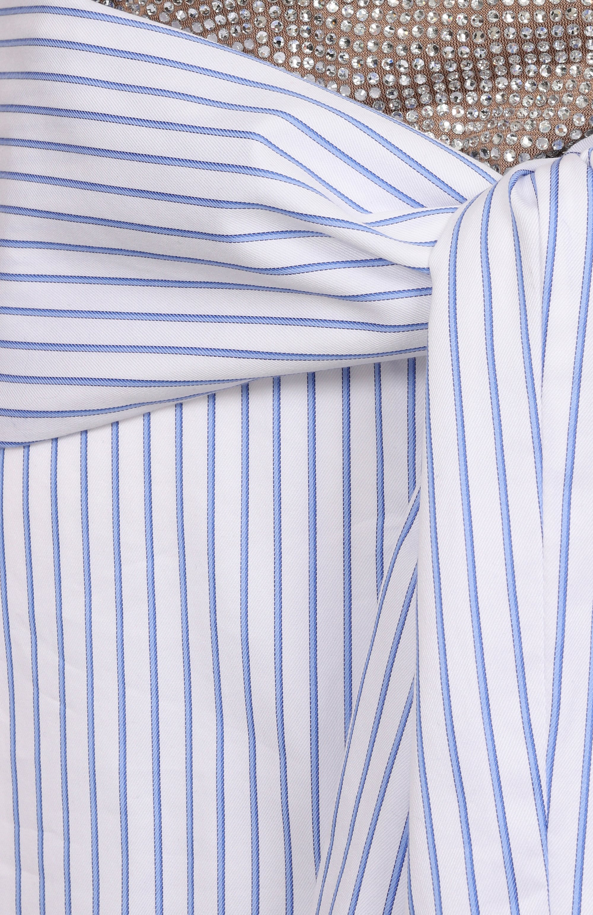 Платье с отделкой стразами GIUSEPPE DI MORABITO, арт. 04SSDR447C 04424, фото 6