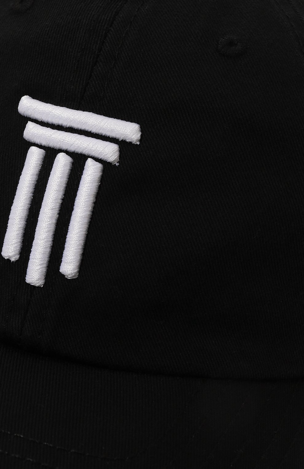 Хлопковая бейсболка DIEGO VENTURINO черного цвета по цене 11350 руб., арт. D3W4DVCAP-DADL0G0, фото 4 Хлопковая бейсболка DIEGO VENTURINO, арт. D3W4DVCAP-DADL0G0, фото 4