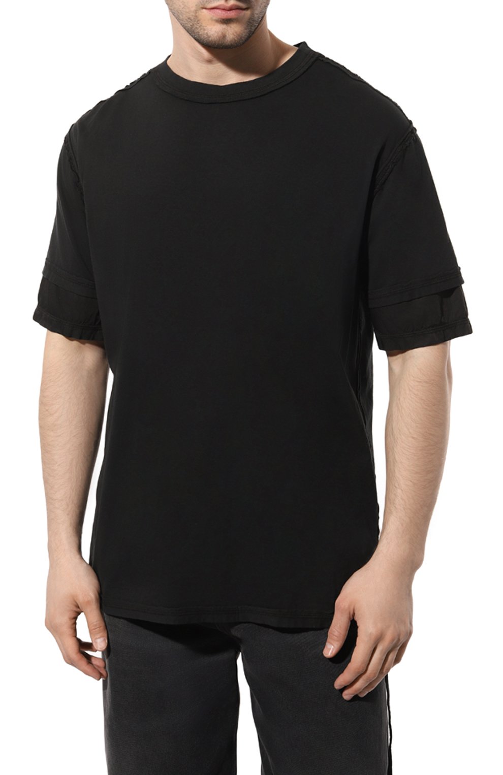 Хлопковая футболка ANDREA YA'AQOV, арт. 24M0PH33, фото 3