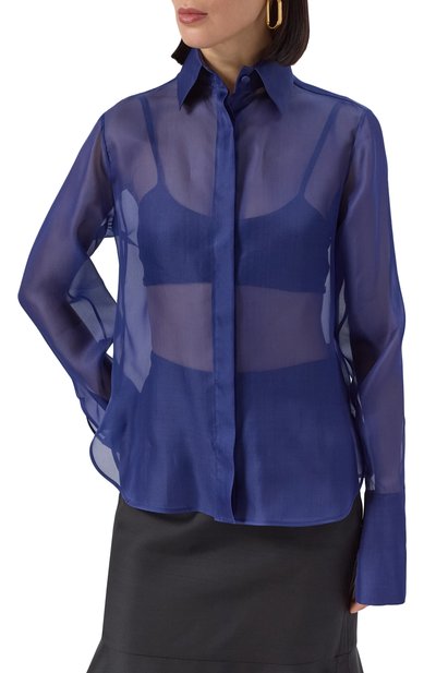 Шелковая рубашка KITON, арт. D59456K0592E02, фото 3