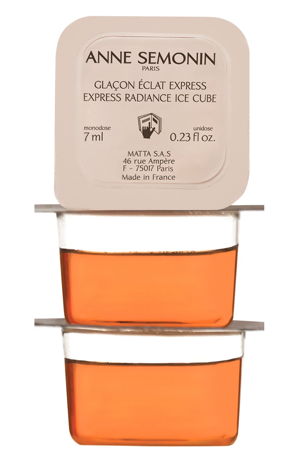 Кубики льда для мгновенного сияния кожи (8x7ml) ANNE SEMONIN, арт. 3700084614687, фото 1