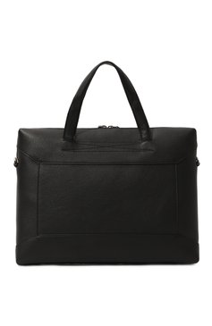 Мужская портфель LANCEL черного цвета, арт. A08685 | Фото 6 (Материал сплава: Проставлено; Материал: Натуральная кожа; Драгоценные камни: Проставлено; Ремень/цепочка: На ремешке; Размер: large; Сумки-технические: Портфели)