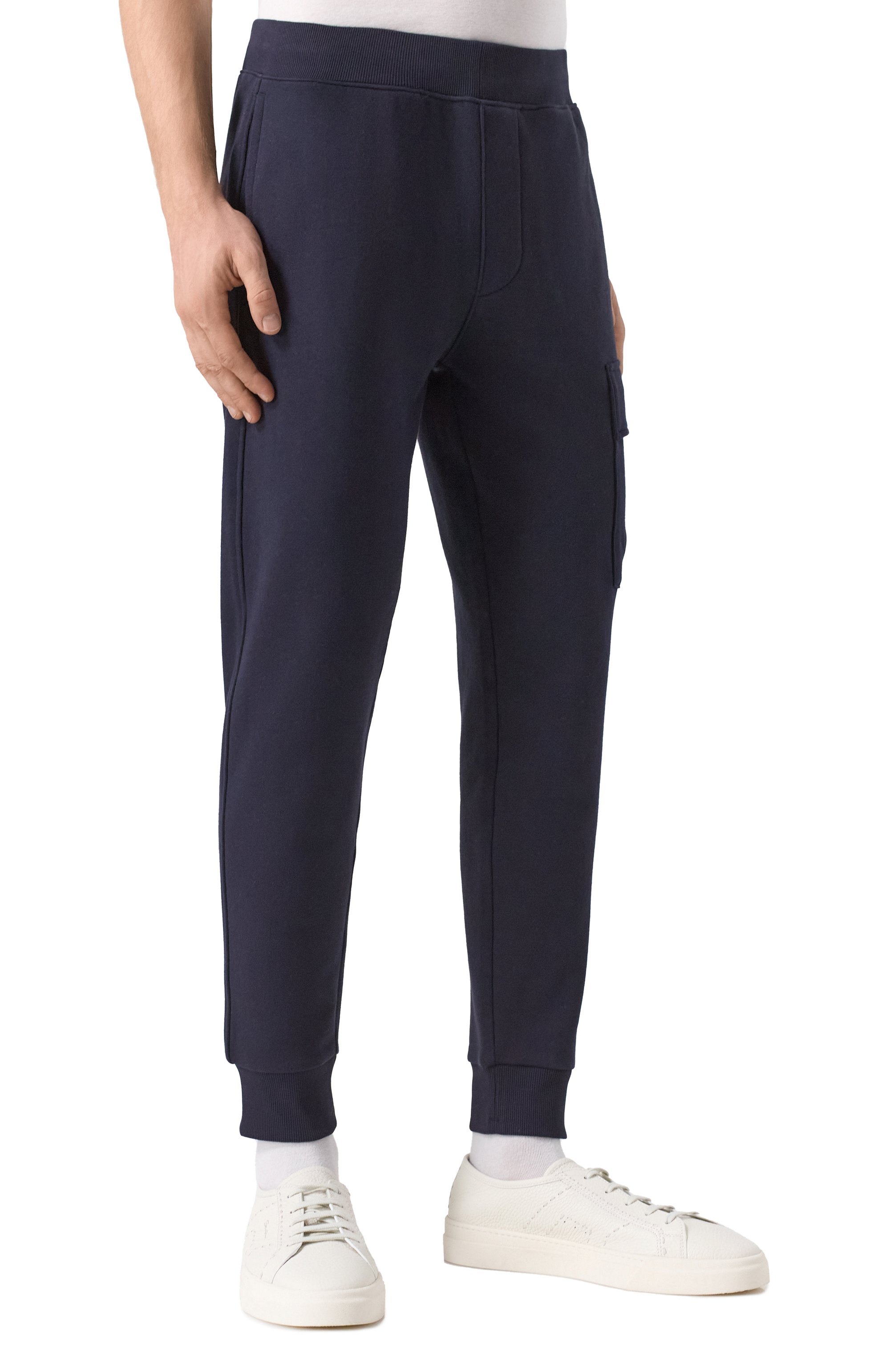 Хлопковые джоггеры C.P. COMPANY, арт. 18CMSP017A005086W, фото 3