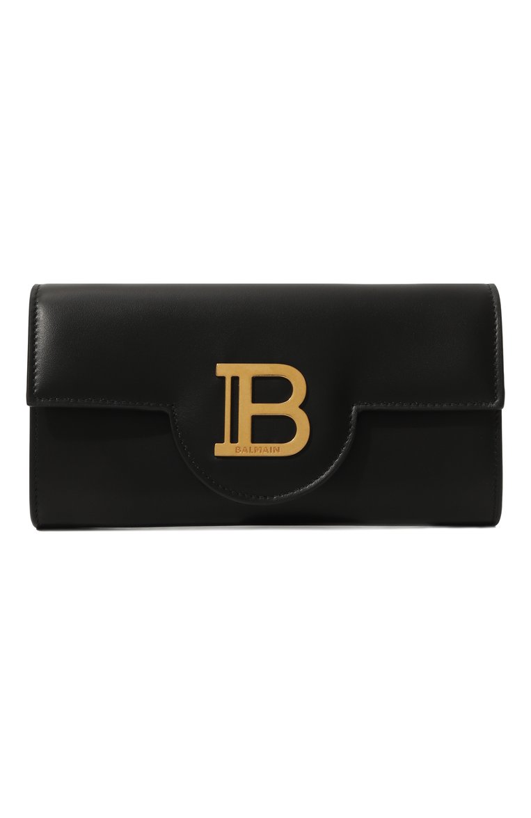 Женская сумка buzz BALMAIN черного цвета, арт. CN10N197/LAVE | Фото 1 (Размер: mini; Ремень/цепочка: На ремешке; Материал: Натуральная кожа; Сумки-технические: Сумки через плечо)