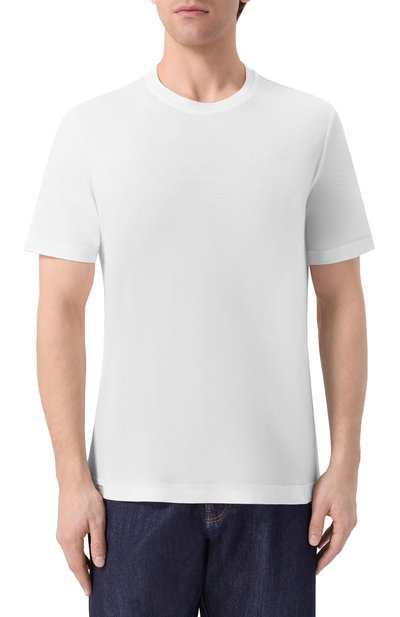 Футболка из лиоцелла и хлопка CAPOBIANCO, арт. 20M660.TM00._002, фото 3