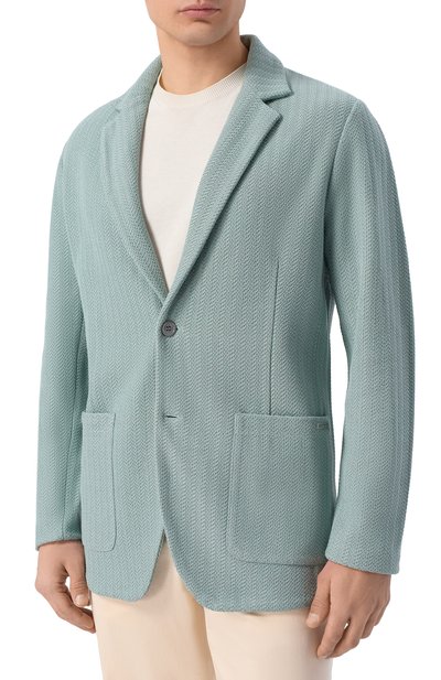 Пиджак из шелка и хлопка STEFANO RICCI, арт. K616442J02/F26111_003, фото 3