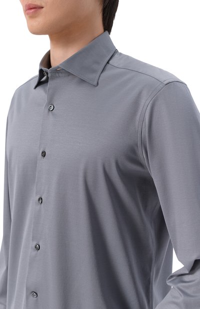 Хлопковая сорочка MVST, арт. M25.1MW.B415/1628-JERSEY (INTERL0CK), фото 5