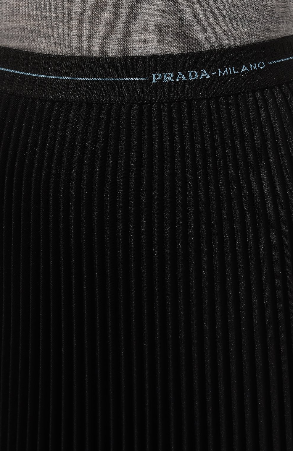 Плиссированная юбка PRADA, арт. P199N-1R08-F0002-182, фото 5