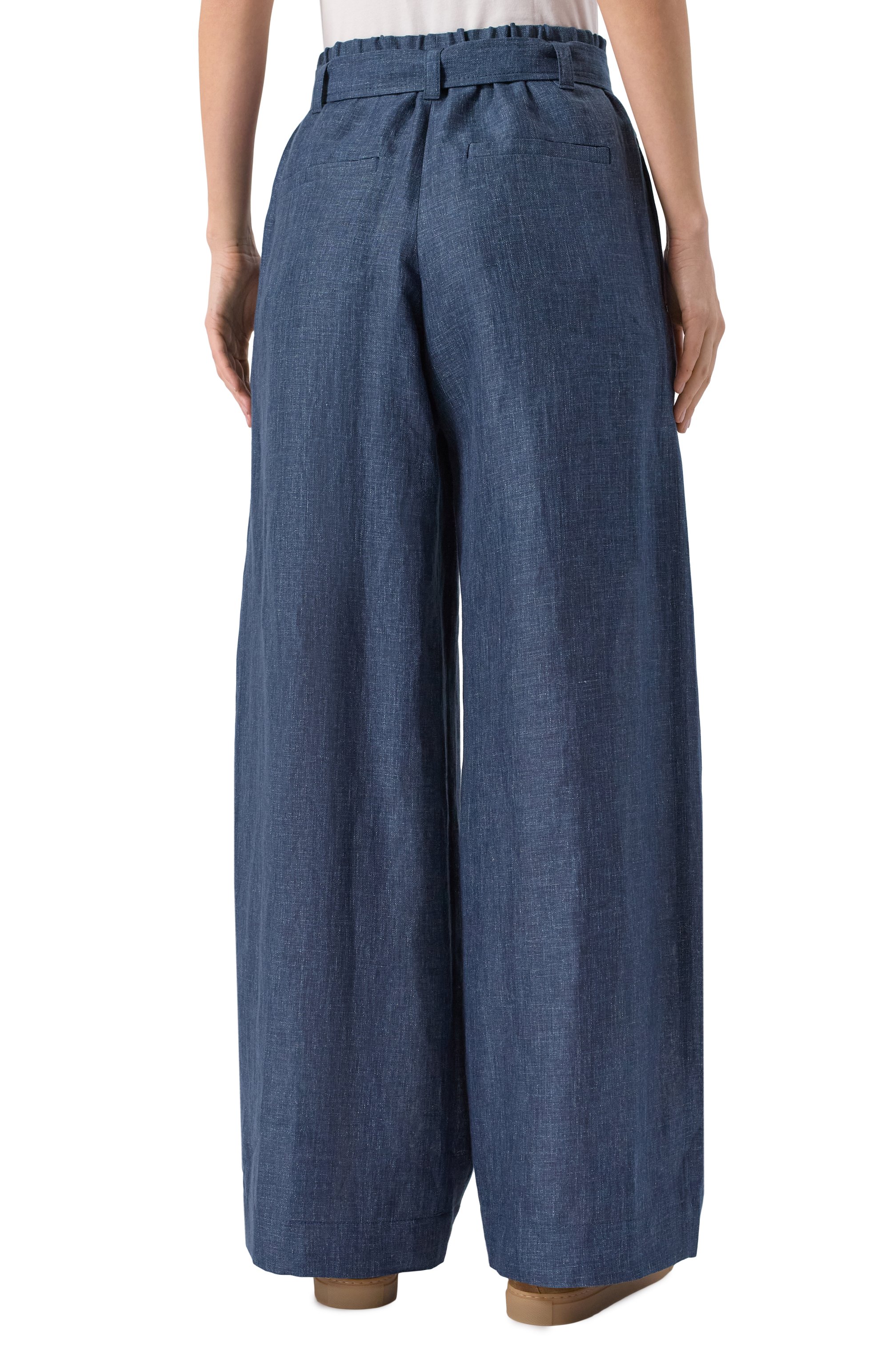 Льняные брюки BRUNELLO CUCINELLI, арт. MH538P8862, фото 4